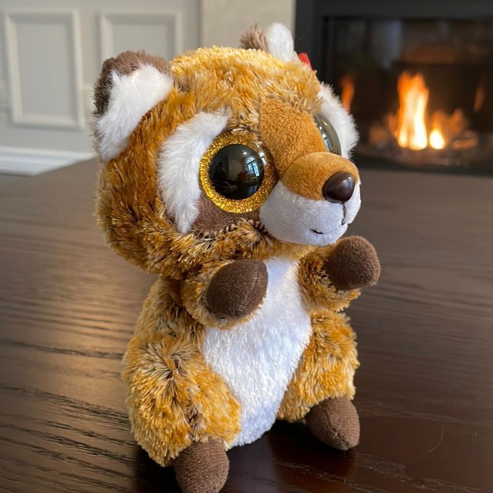 2020 Ty Beanie Boos Rusty the Red/Orange Fox 6” tall NWT Excellent Condition - Picture 5 of 9